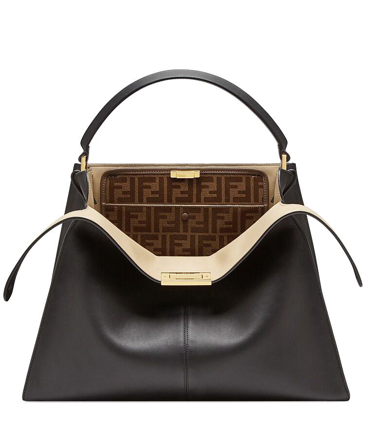 Fendi Peekaboo X lite Large Handbag 8BN304 Black